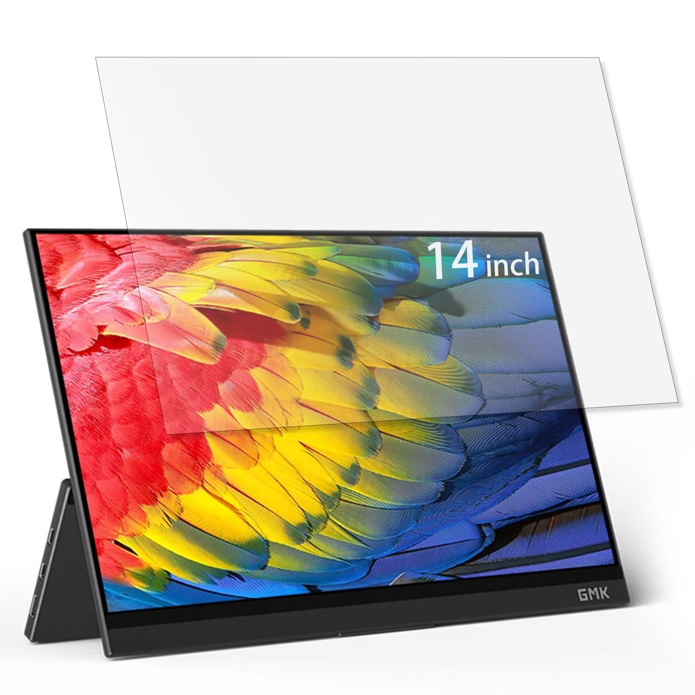 Amazon.co.jp: GMK モバイルモニター 4k 14インチ 16:9 向け ブルー  