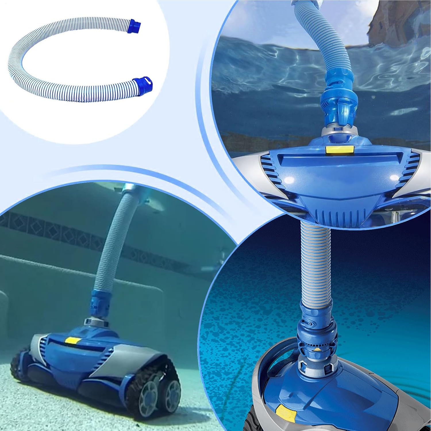 Pool Hose – 5 Pieces Pool Pump Hose, Flexible and Resistant Cleaning Equipment