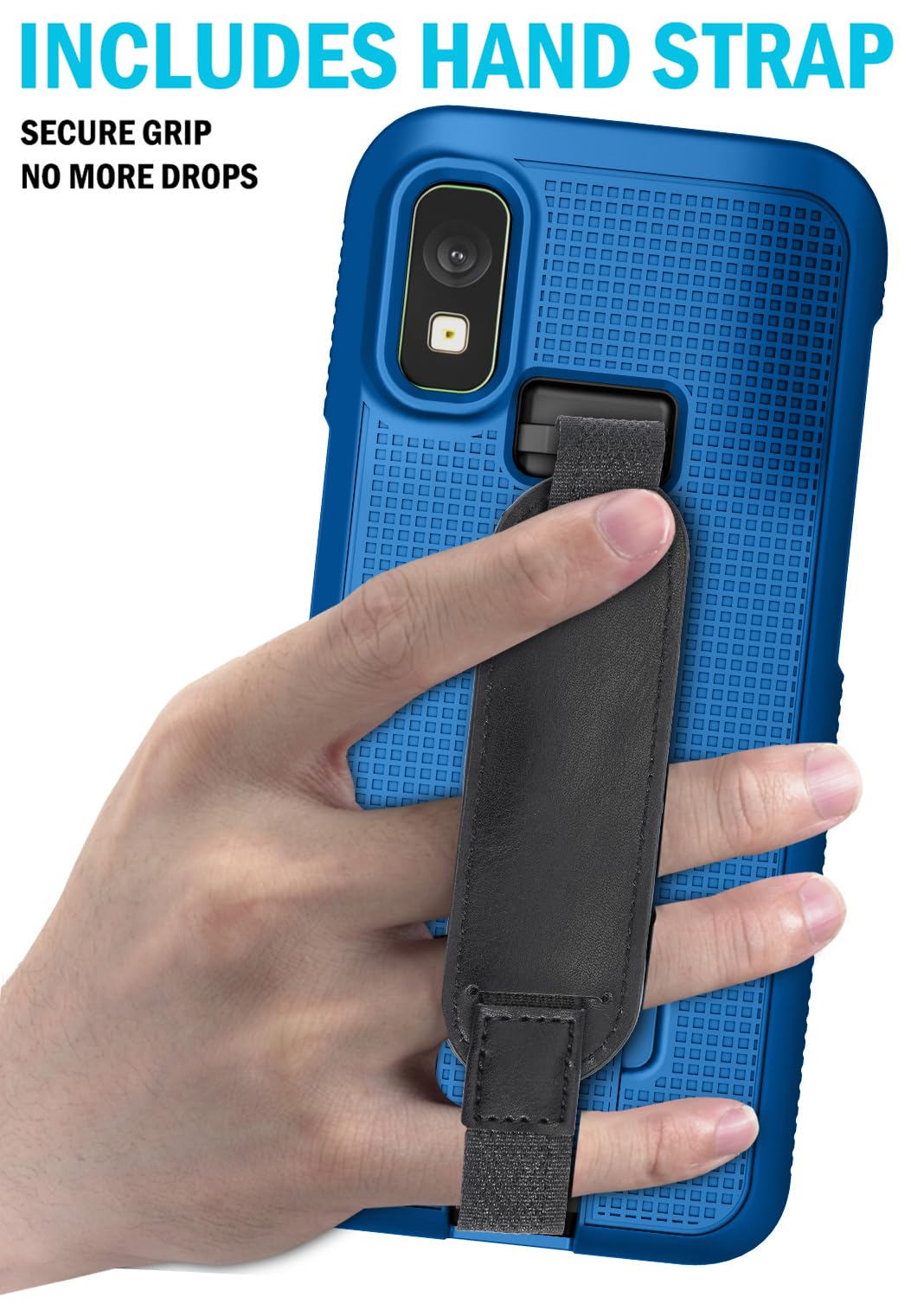 Nakedcellphone Custodia e cinturino da polso Combo per Zebra TC501 Phone