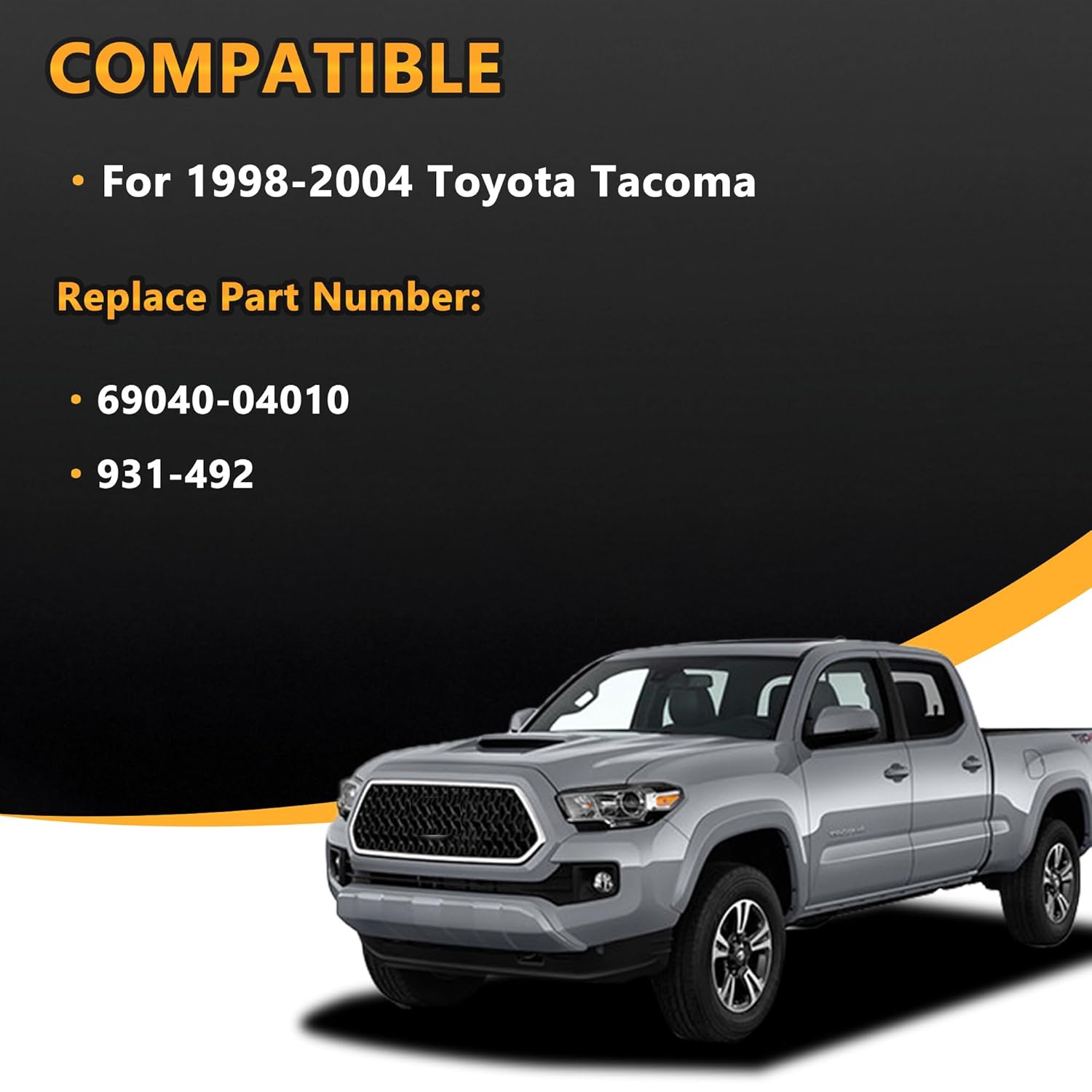 Front Left Door Lock Latch Actuator Assembly Replacement for 1998-2004 Toyota Tacoma Replace# 6904004010 931-492