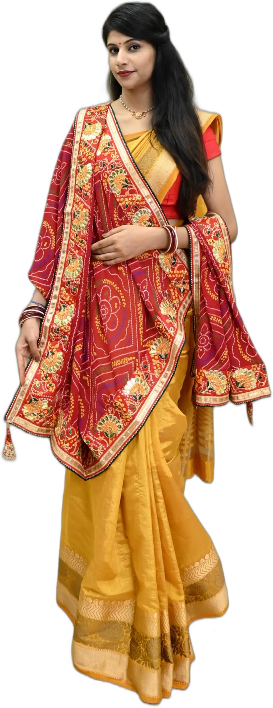 Marwadi Jaipuri Bandhej Odhana