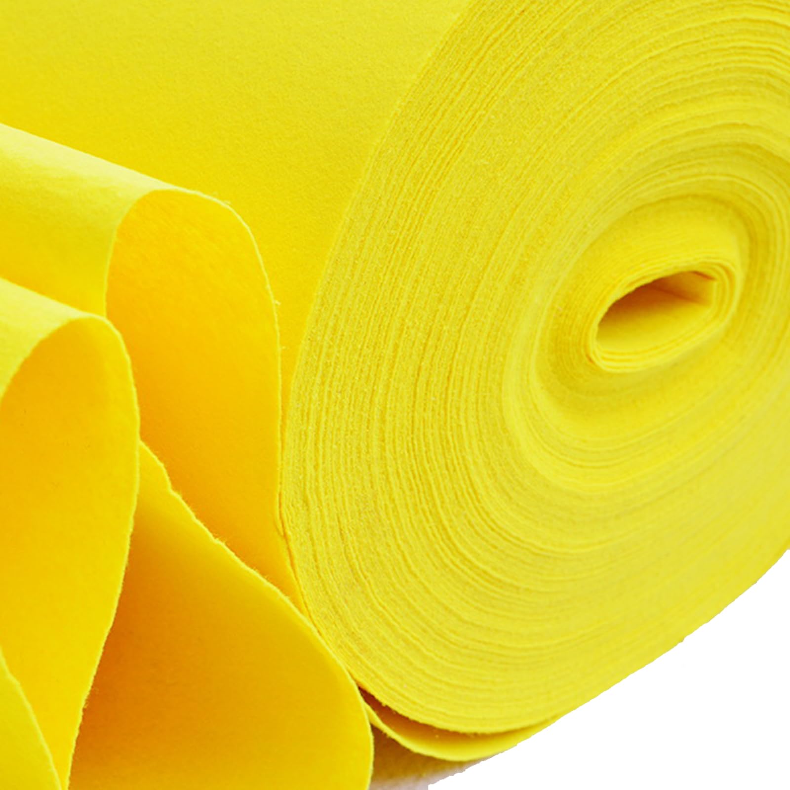 Wedding Aisle Runners, 2 mm Thick Disposable Decoration Roll Runway Rug Mat, Non Slip Rugs Hallway Carpet, Aisle Runner for Ceremony Birthday(Yellow)