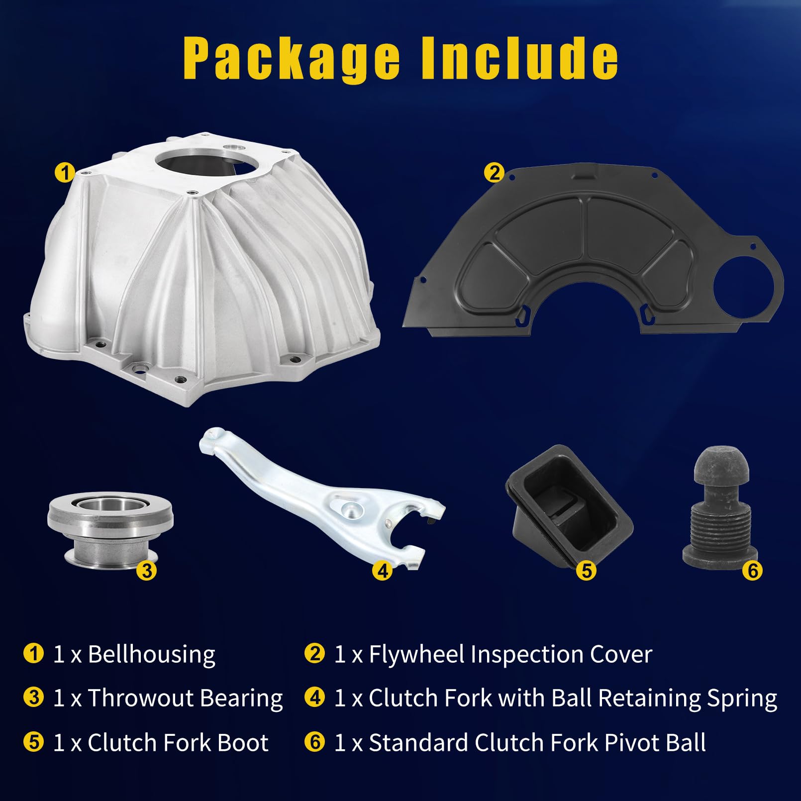 Amazon.com: Tektall 621 SBC BBC Bell Housing Kit & 11