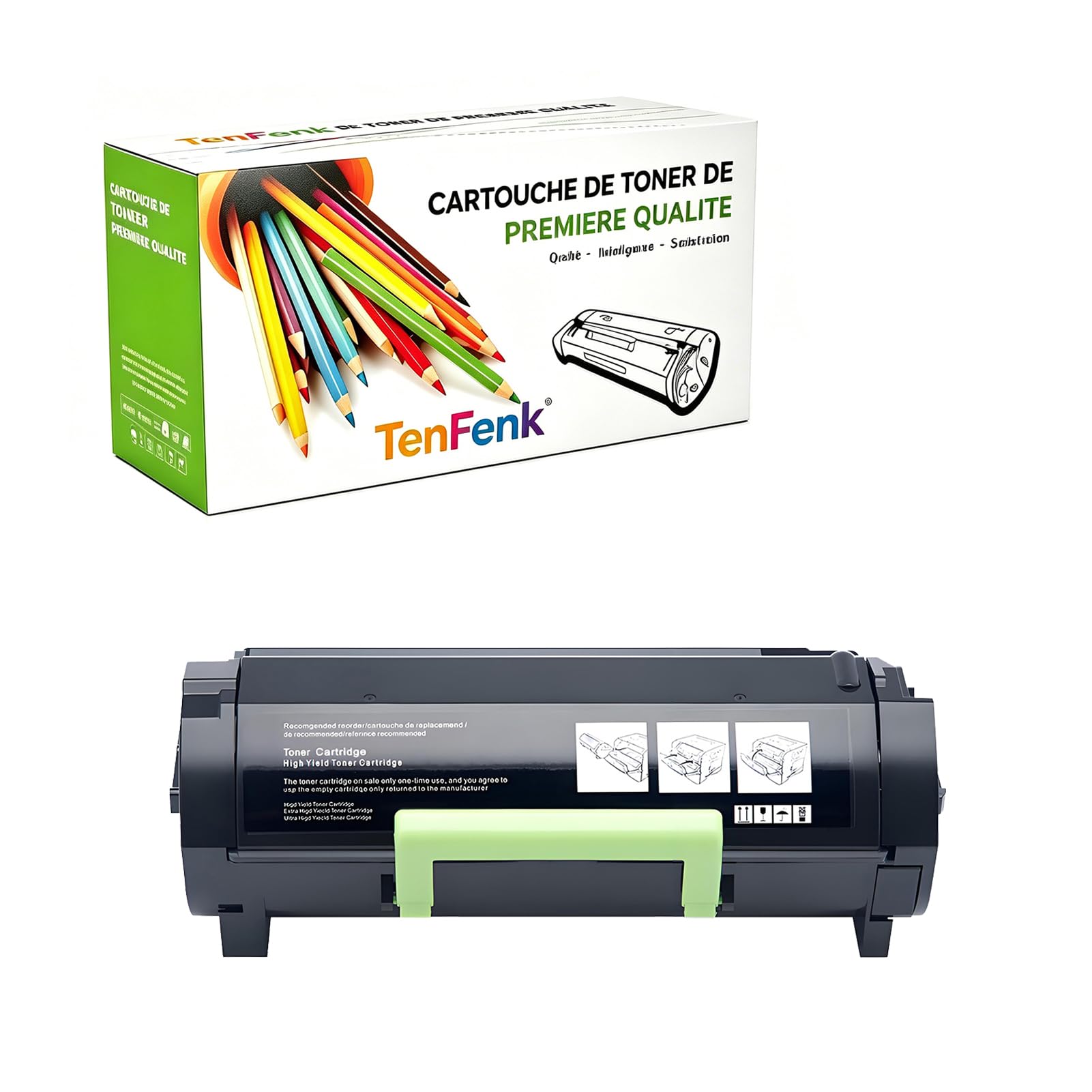 Kompatybilny zamiennik kasety z tonerem dla Konica Minolta TNP36 TNP-36 A63V00H do użytku z Konica Minolta Bizhub 3300P 3301P drukarką,(Czarny- 10000 stron),1 pack