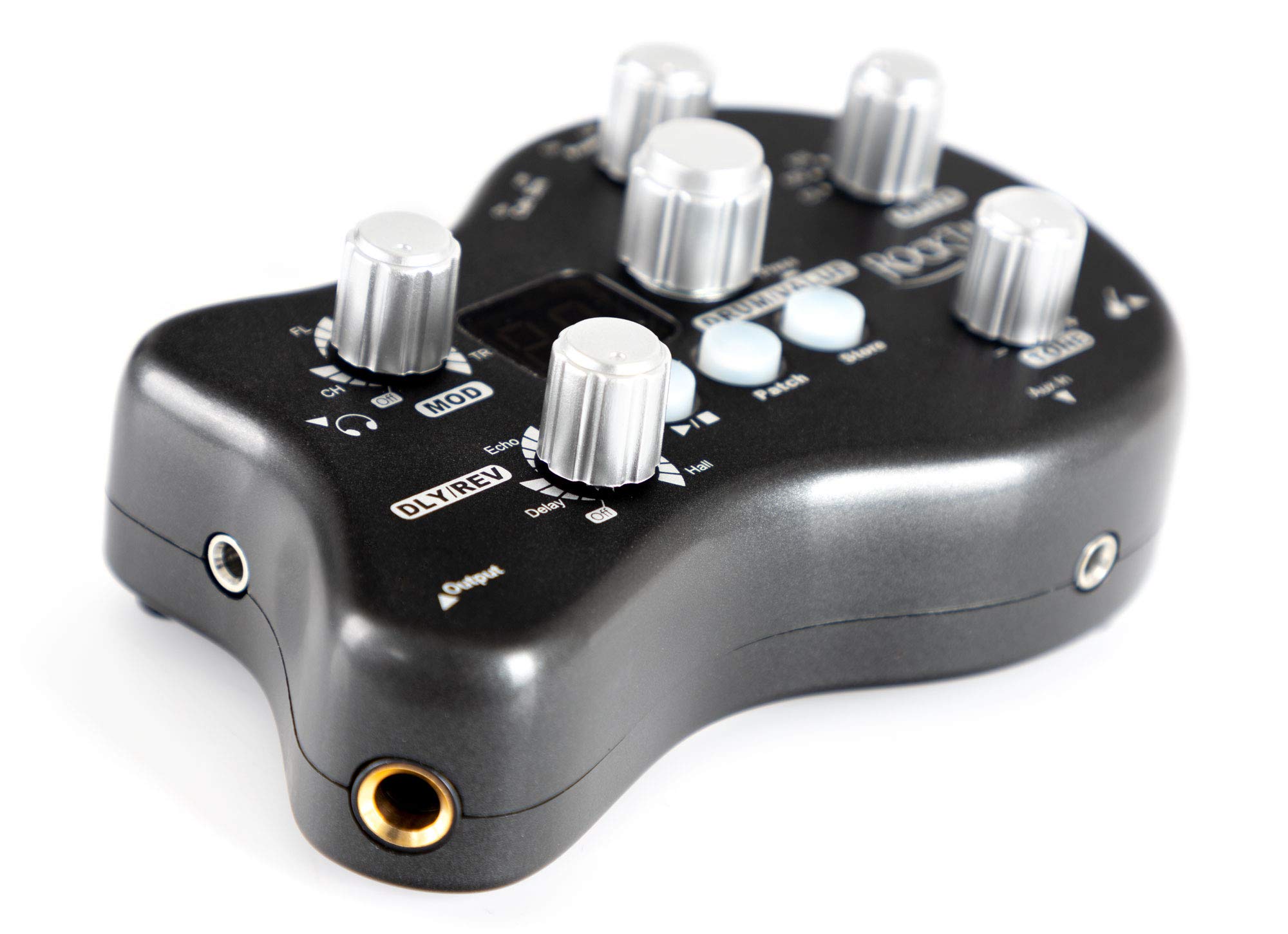Rocktile GP-10 / BB-860A Gitarren Amp Set - Kopfhörerverstärker mit 6 hochwertigen Amp-Models und weiteren Funktionen - Bluetooth® Lautsprecher mit Akku - 5" Fullrange Lautsprecher - Schwarz