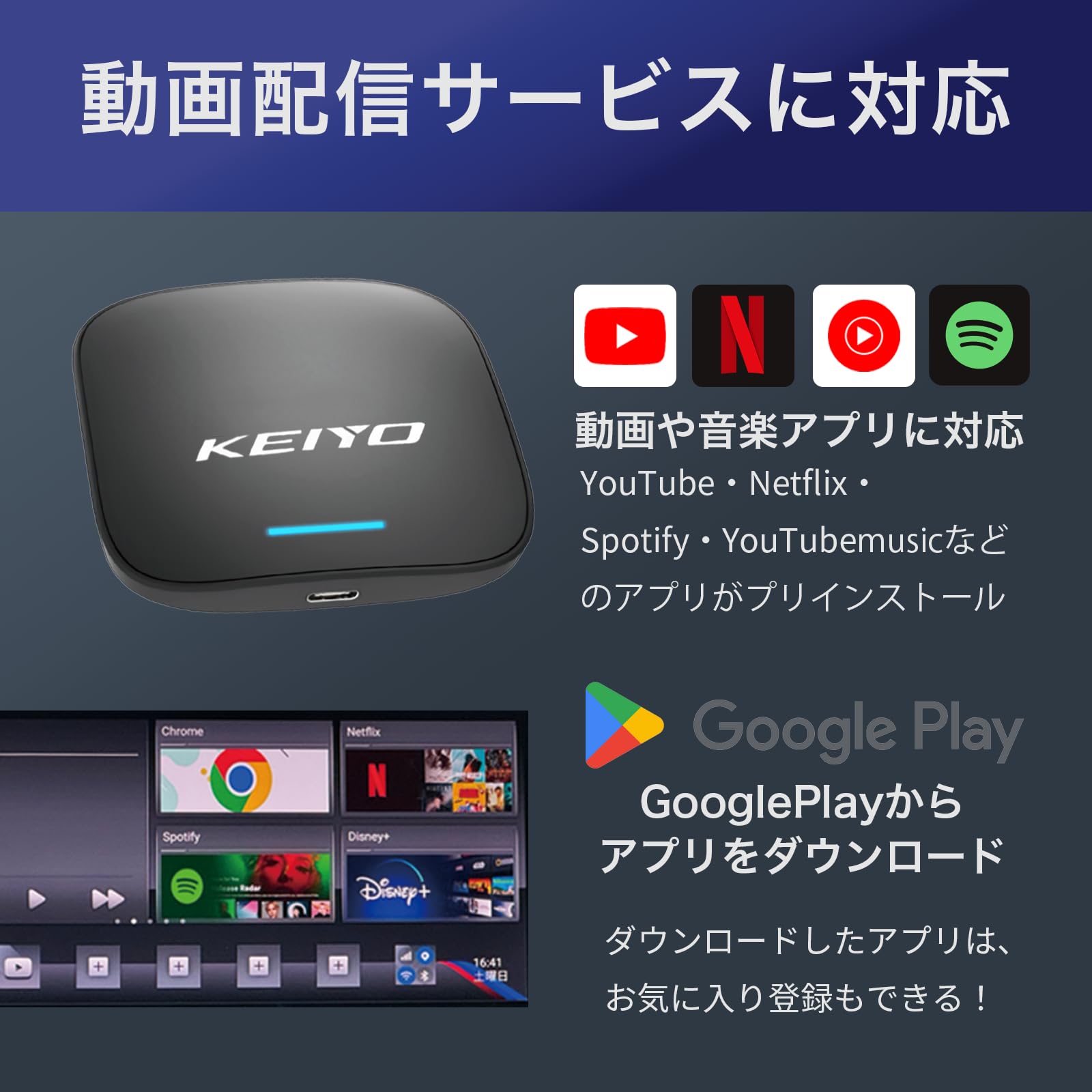 Amazon.co.jp: KEIYO AN-S133 BMW compatible APPCAST In-car