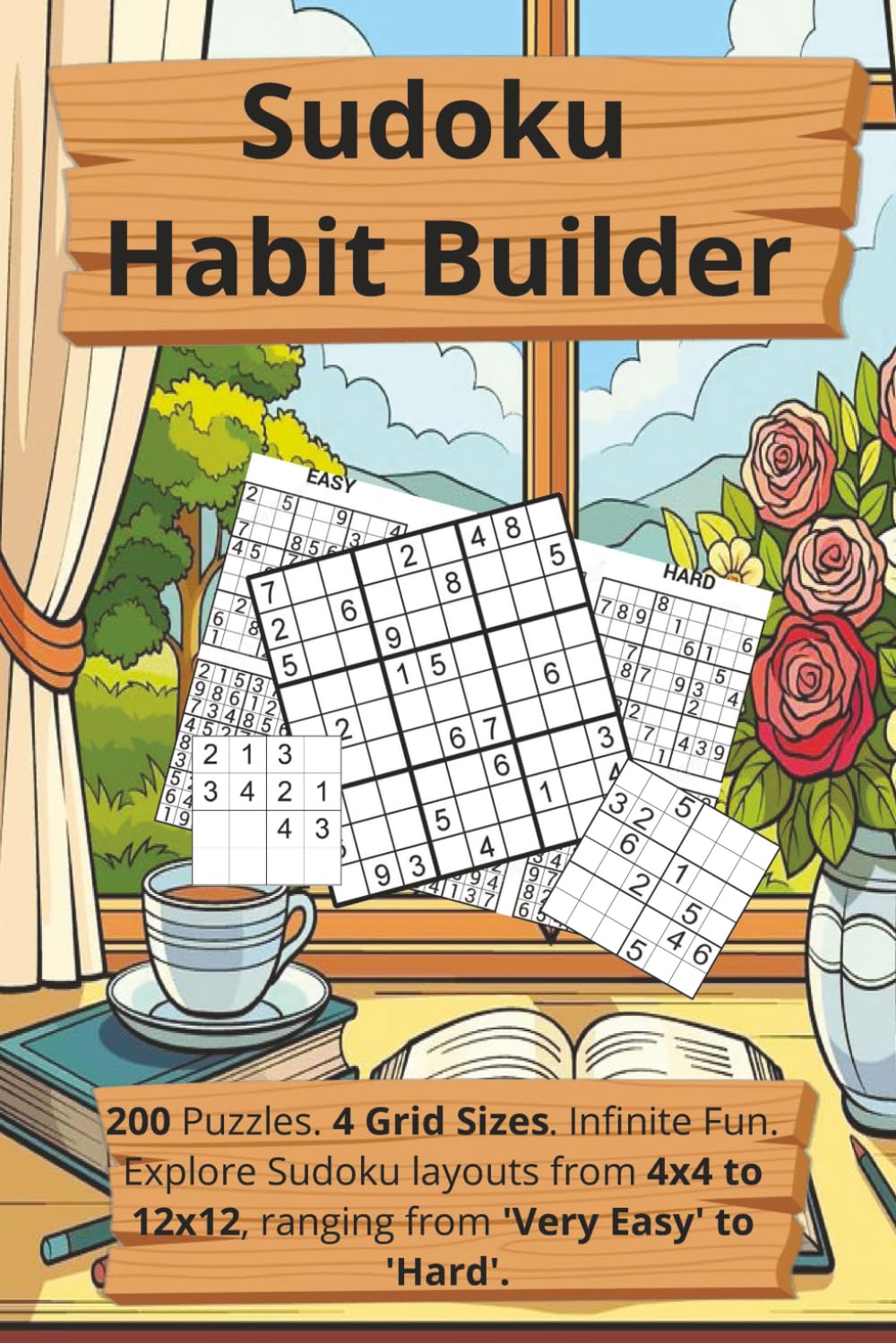 Sudoku Habit Builder: Sudoku Habit Builder Puzzles: Learners to Pro | Mindful Puzzles for Building Habits, Concentration, Challenge and Focus | 6x9 ... and Tips Included | Solutions Included