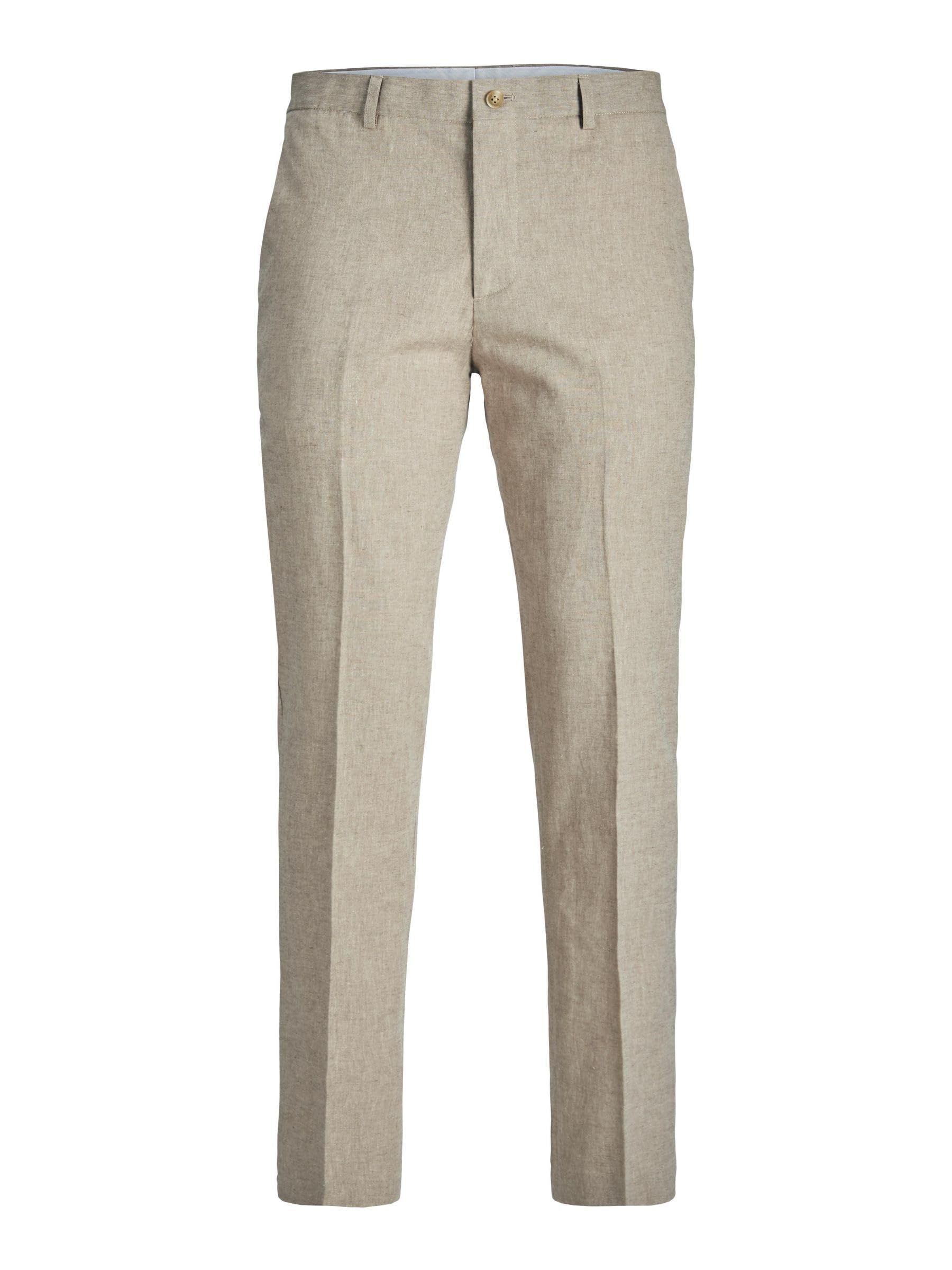 JACK & JONES Pantalone Taglio Classico, Passanti per Cintura e Tasche a Filo.