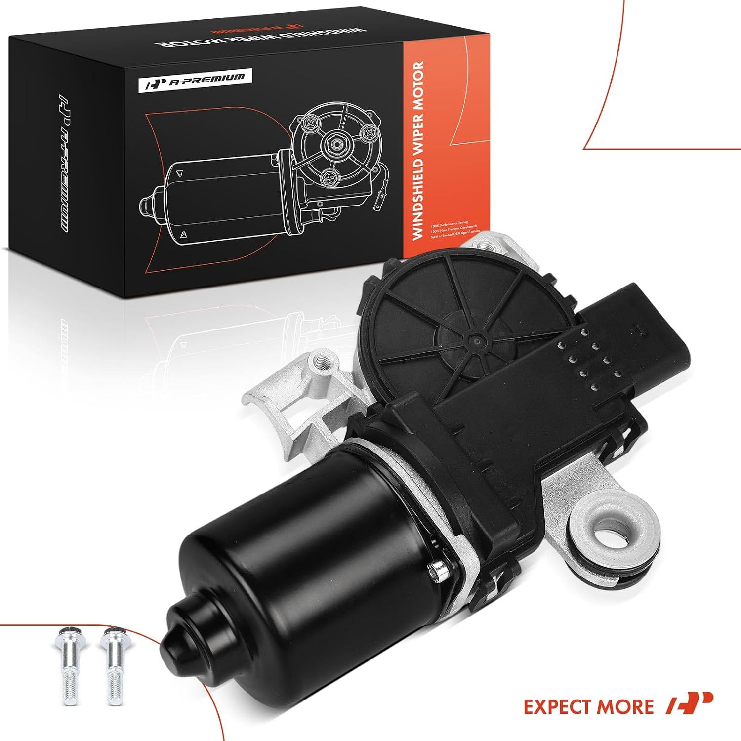 A-Premium Front Windshield Wiper Motor Compatible with Chevrolet Colorado & GMC Canyon, 2015-2022