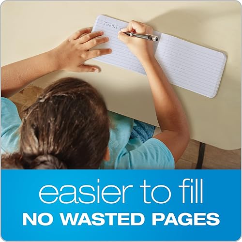 Miniatura 4 de Oxford Jr. - Cuadernos de composición, suministros escolares, cuadernos para escuela, tamaño medio, 4-7/8 x 7-1/2 pulgadas, papel de rayas anchas,