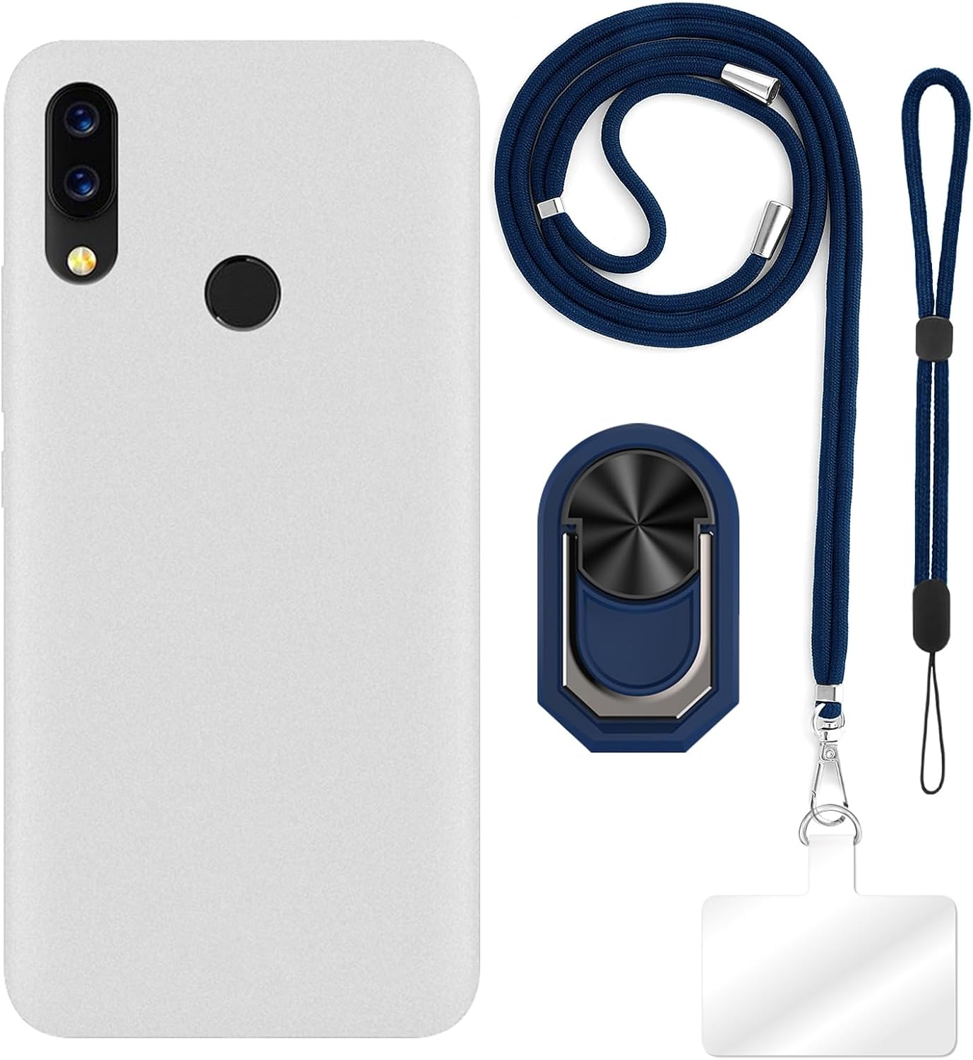 Case Accessory Bundle for Umidigi Power - White+Blue