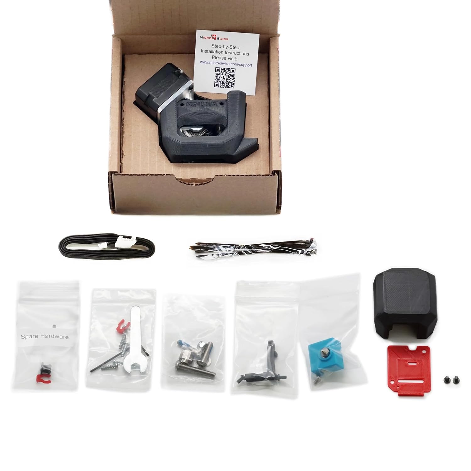 Microswiss NG™ Direct Drive Extruder for Creality Ender 3 Neo Series (Drop in Upgrade, No modifications Required) (for Ender 3 V2 Neo)