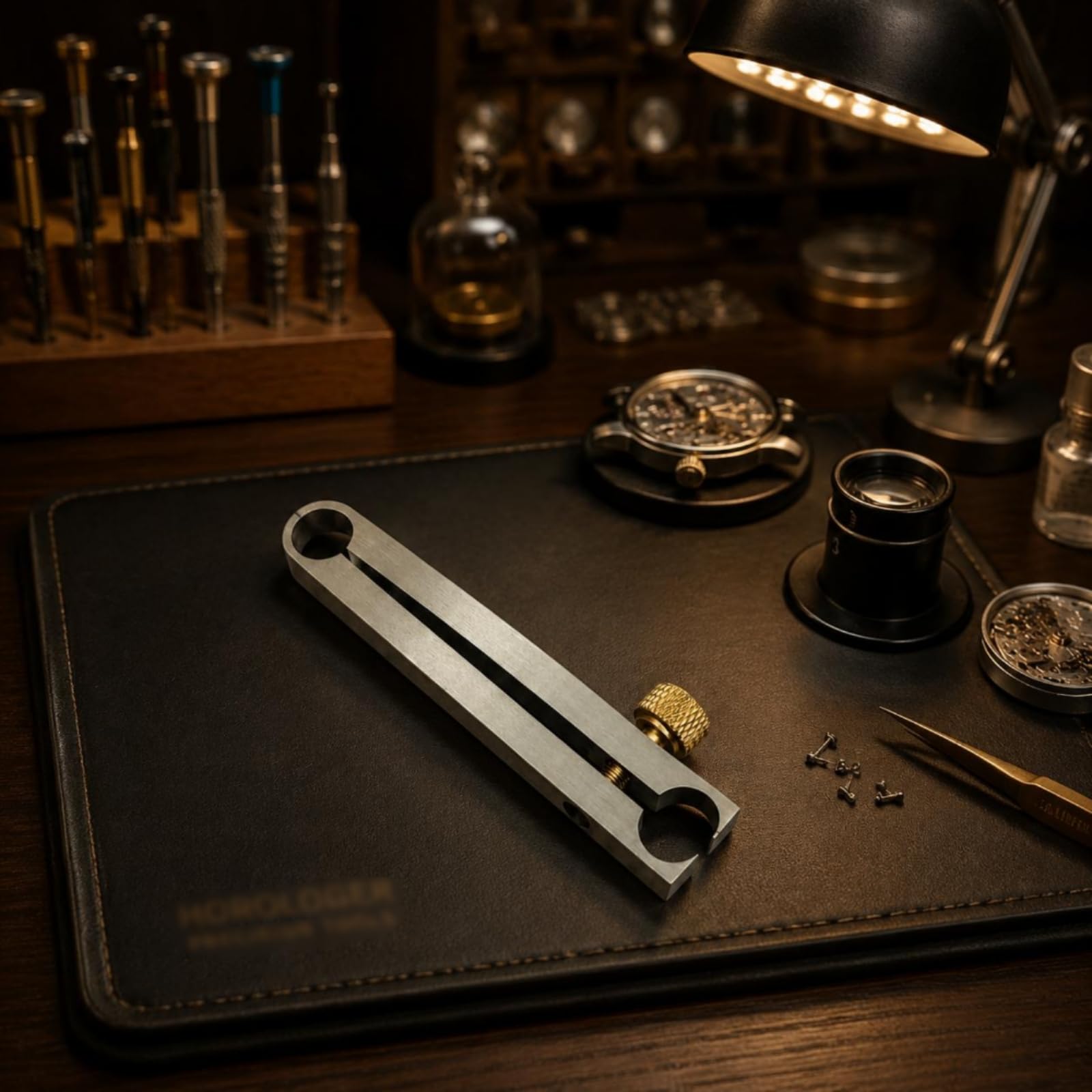 Pinza Ruota Centrale Orologio Precisione Attrezzo Blocca Ruota Centrale Portatile per Laboratorio, Officina