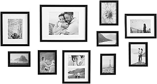 Kate and Laurel Adlynn Traditional Picture Frame Set; Set Of 10; Varying...