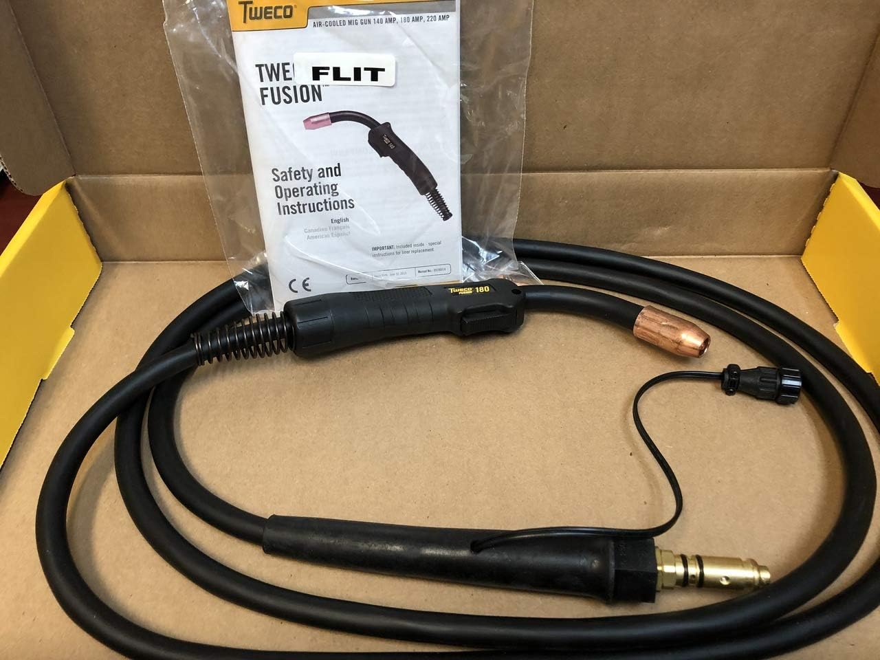 Tweco F180TA Tweco Fusion® 180A MIG Gun - Tweco® Style (8 Pin)