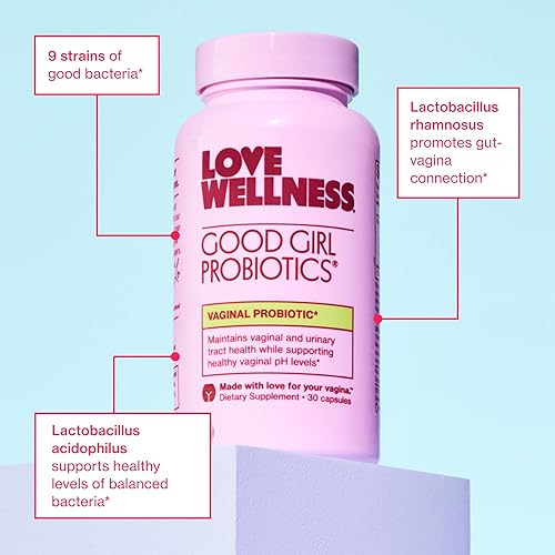 Miniatura 9 de Love Wellness Good Girl Probióticos  Suplemento de salud vaginal para mujer  Probióticos vaginales para mujeres equilibrio del pH y salud del tracto