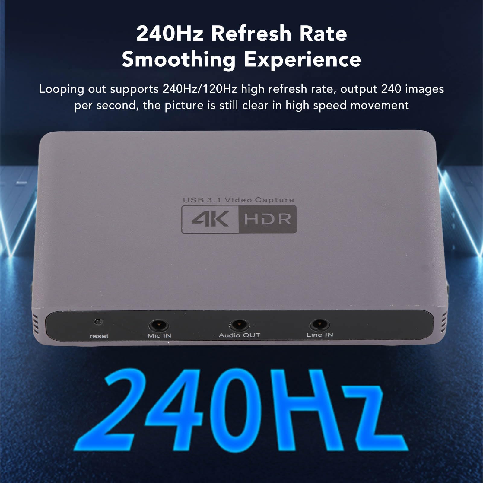 Scheda di Acquisizione Video 4K, USB 3.0 1080P HDR (HC868)