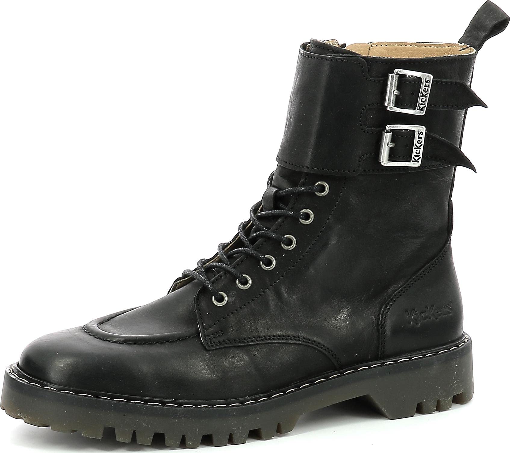 Kickers Deckranger Stiefelletten/Boots Damen Weiss Boots Shoes