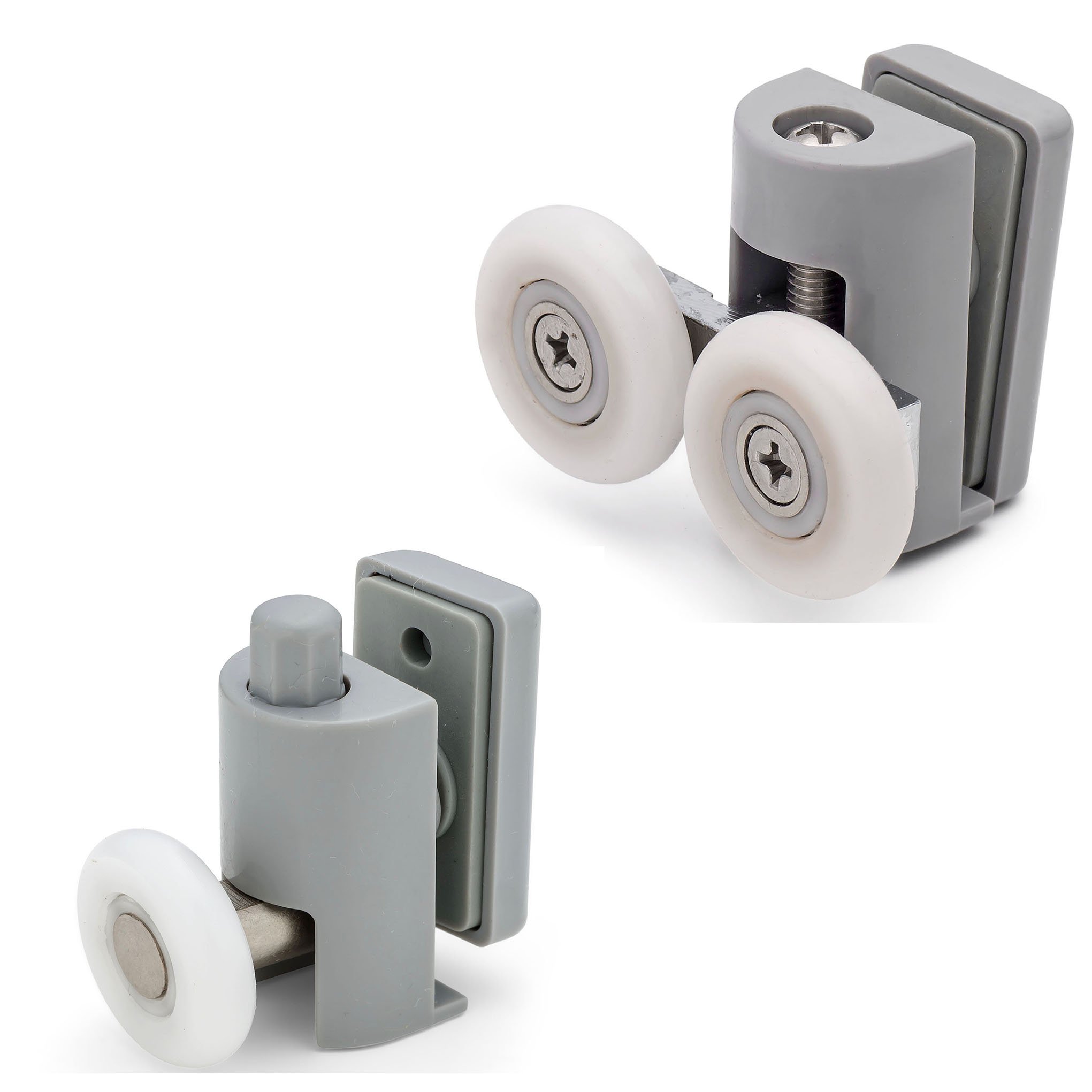 Shower Part Set Of 4 Shower Door Rollers/Runners/Replacements/Spares/Wheels Top&Bottom 23Mm L073p
