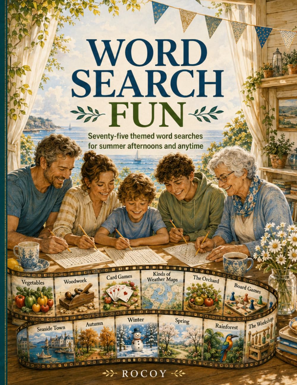Word Search Fun: Seventy-five themed word searches for summer afternoons — a mental-training workbook