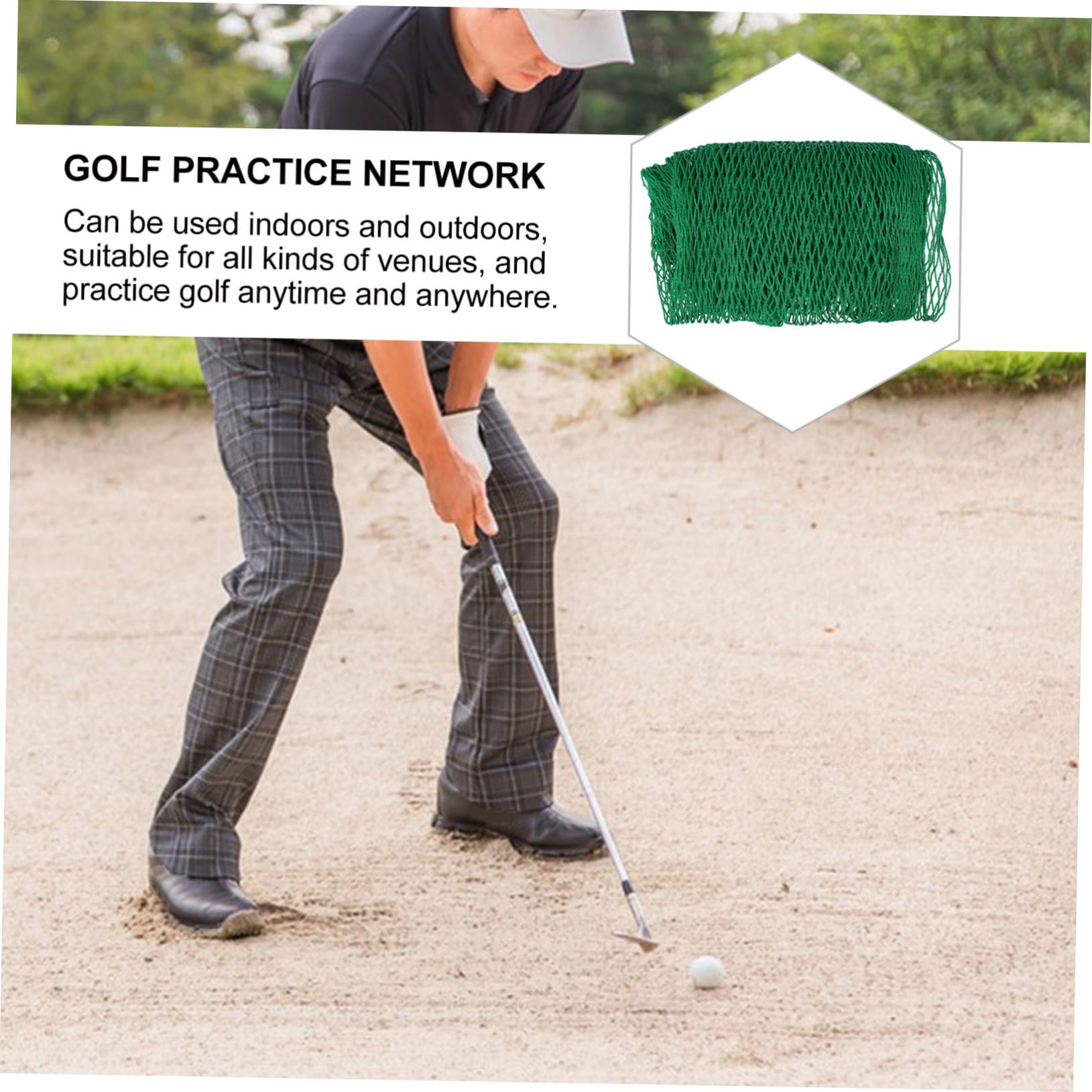 Práctica Portátil para Entrenamiento Interior y Exterior De Resistente para Golfistas y Al Deporte