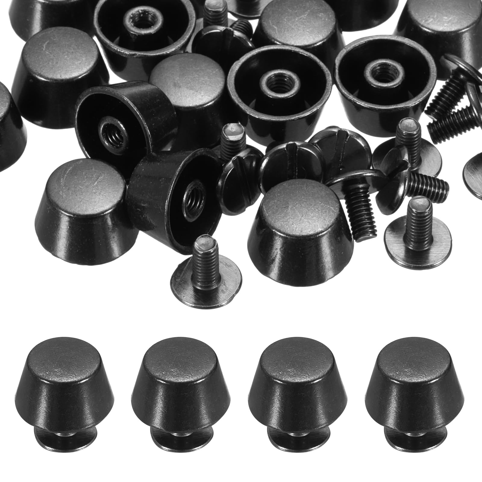PATIKIL 12mm Screw Back Rivets Stud