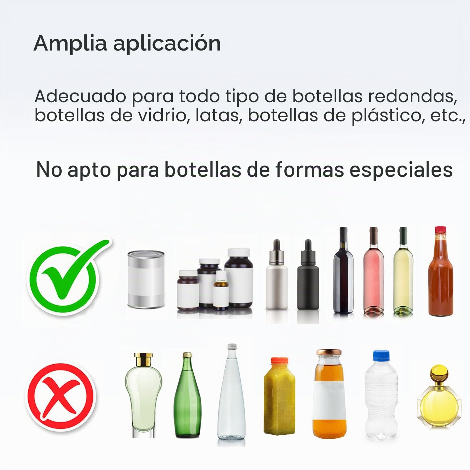SUSEMSE MT-30 - Máquina de etiquetado de Botellas Redondas, máquina de etiquetado semiautomática Ajustable, autoadhesiva, para latas y Botellas