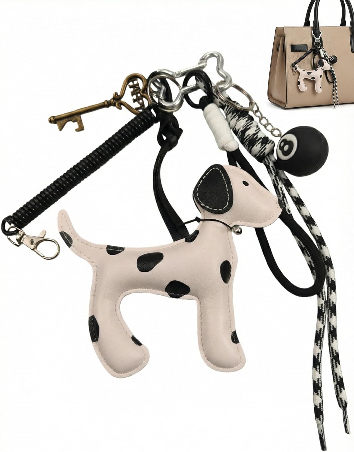 Cute Paracord Woven Handbag Charm Accessory Suitable for Women and Girls An Ideal Choice for Valentine's Day Gifts