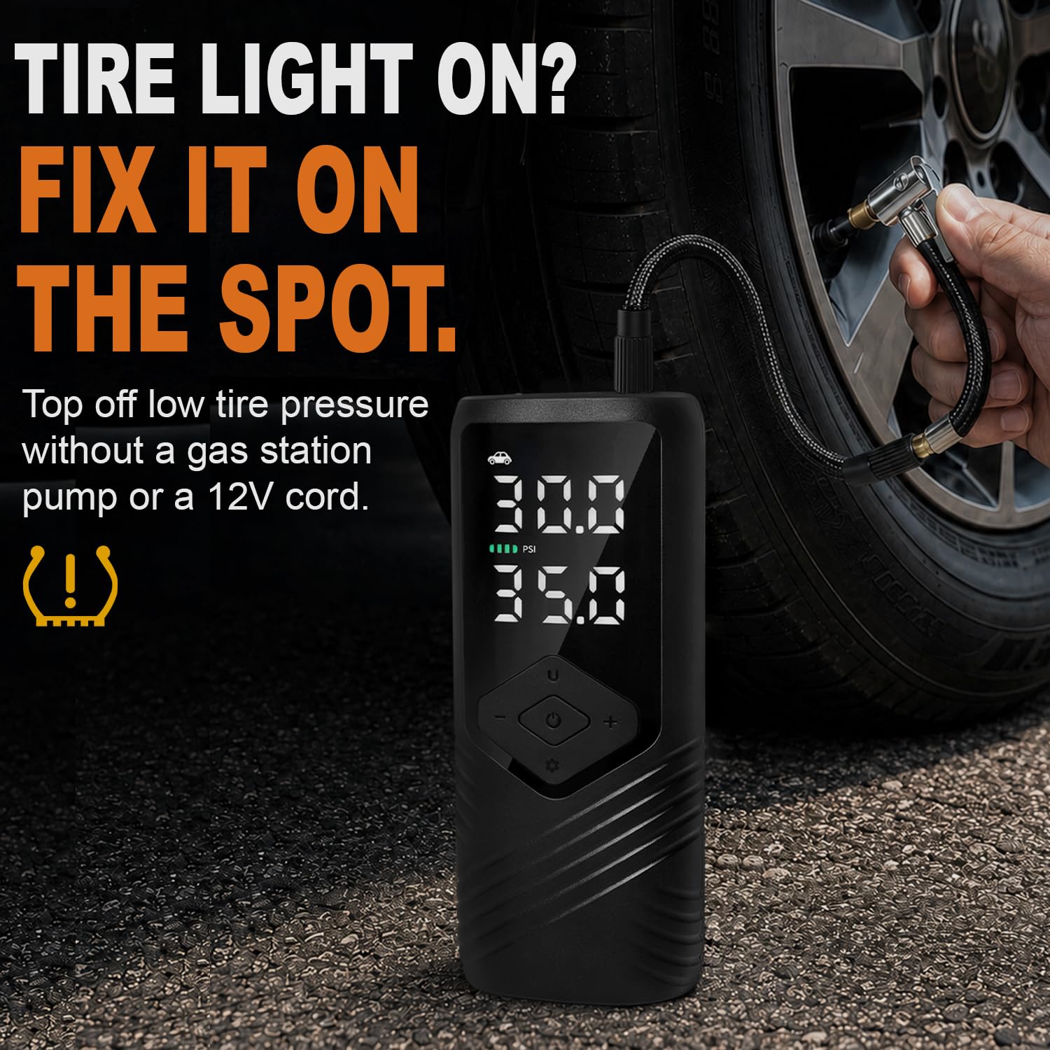 Portable Tire Inflator - 150 PSI Air Pump -2