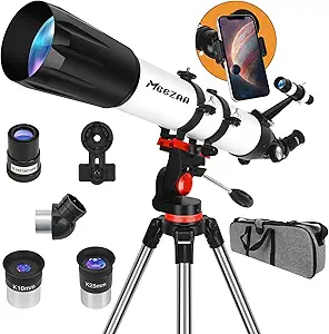 Telescope Astronomy Adult Professional 90 mm Aperture 800 mm Refractor Telescope for Children & Beginners
