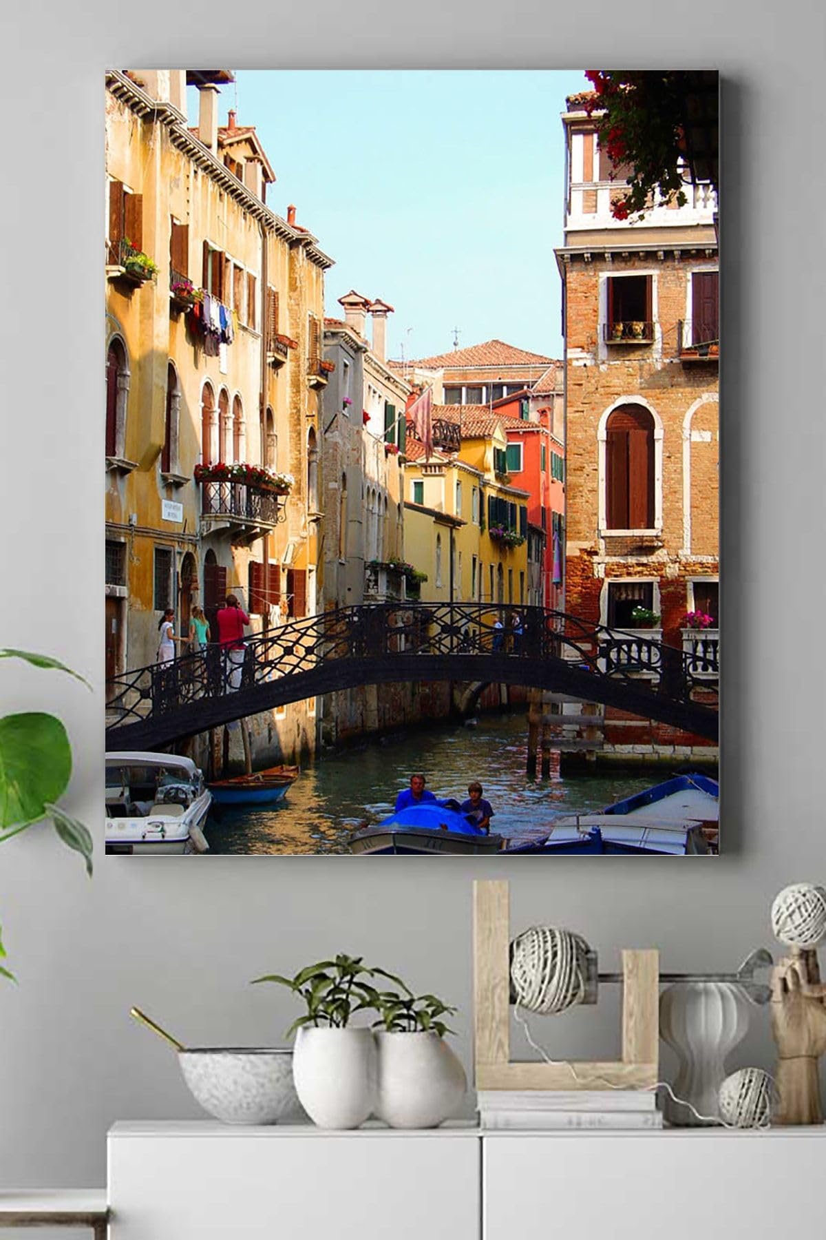 Postermanya (pster18381) Venedik Manzara Kanvas Tablo 40 x 60