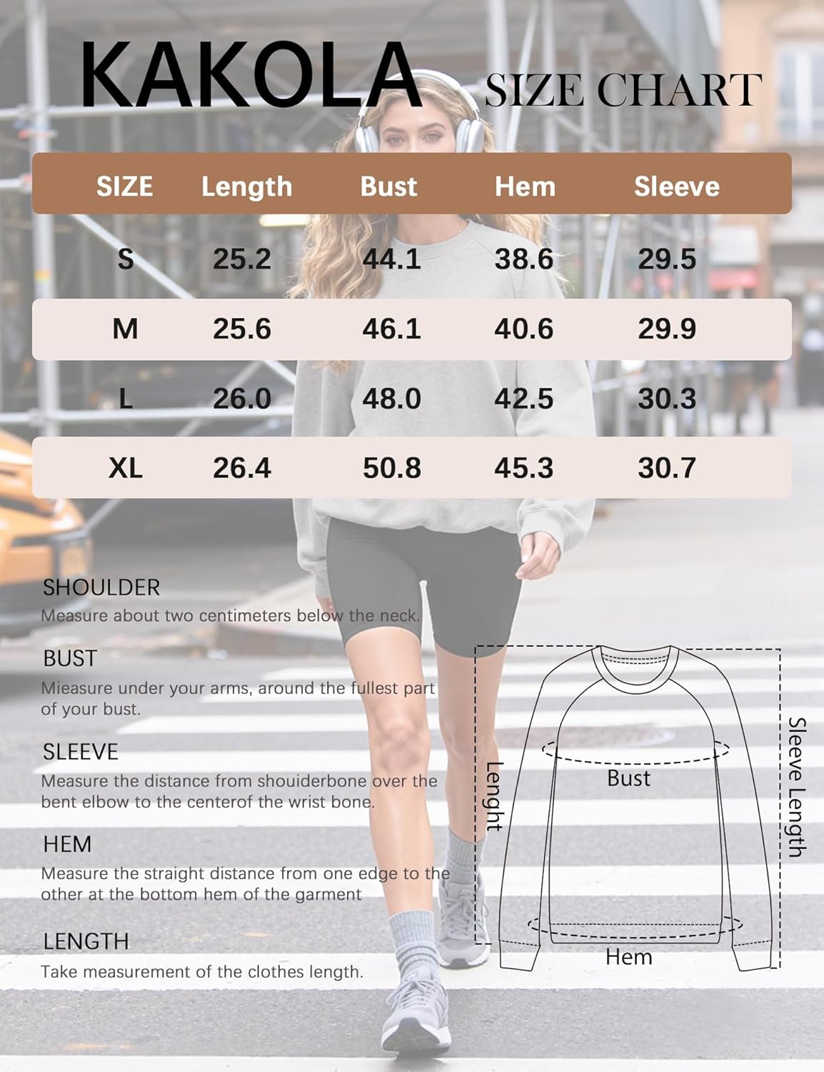 Oversized Sweatshirt for Women Fleece Lined Crewneck Pullover Sweatshirts Loose Fit Fall Long Sleeve Tops - Image 6