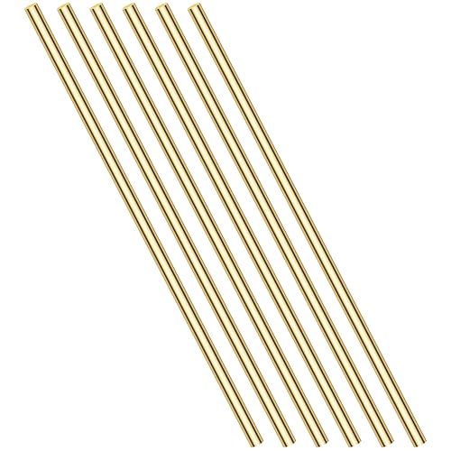 Vista 62 de 10 varillas redondas de latón de 0.098 pulgadas, barra de torno redonda sólida de latón de 0.098 pulgadas de diámetro, 11.18 pulgadas de longitud