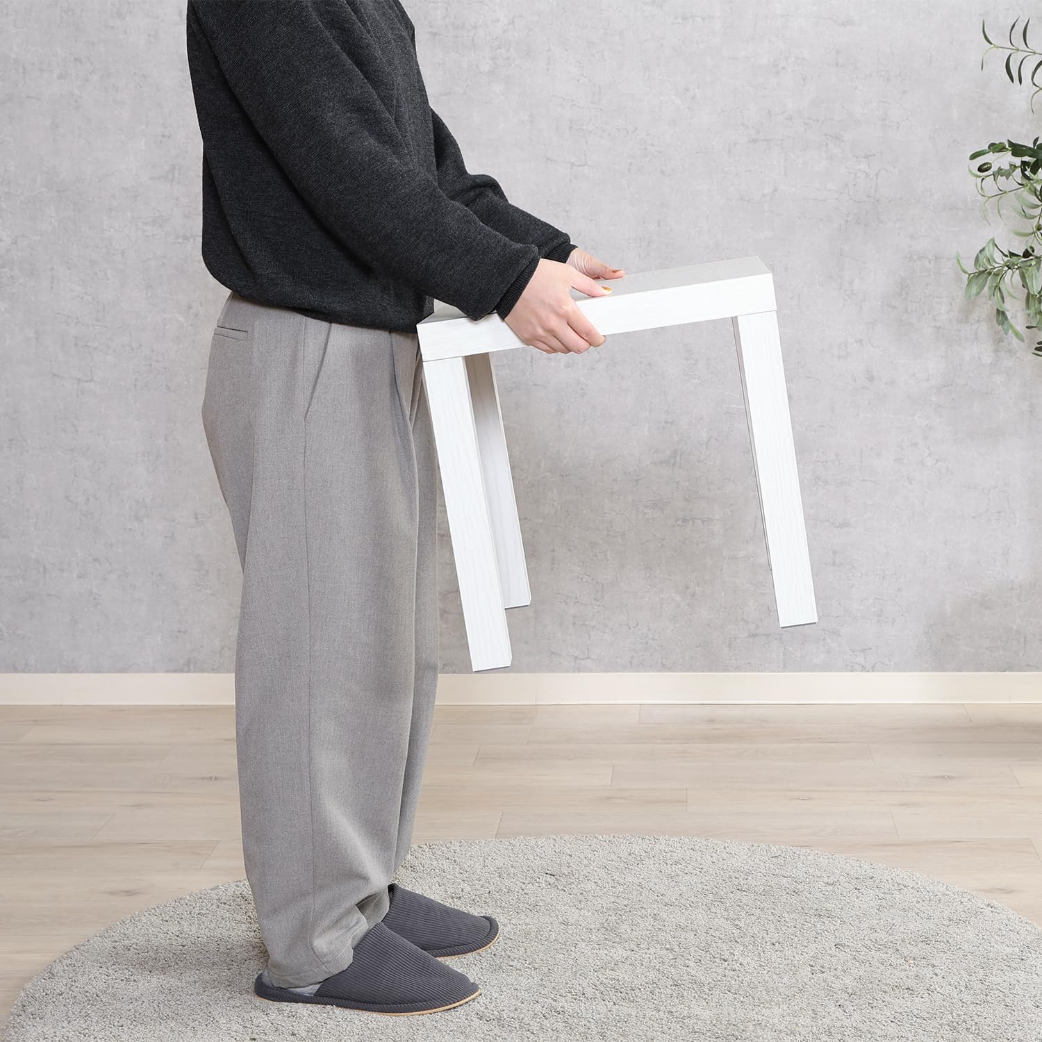 Amazon.co.jp: 不二貿易 キューブ型ローテーブル サイドテーブル