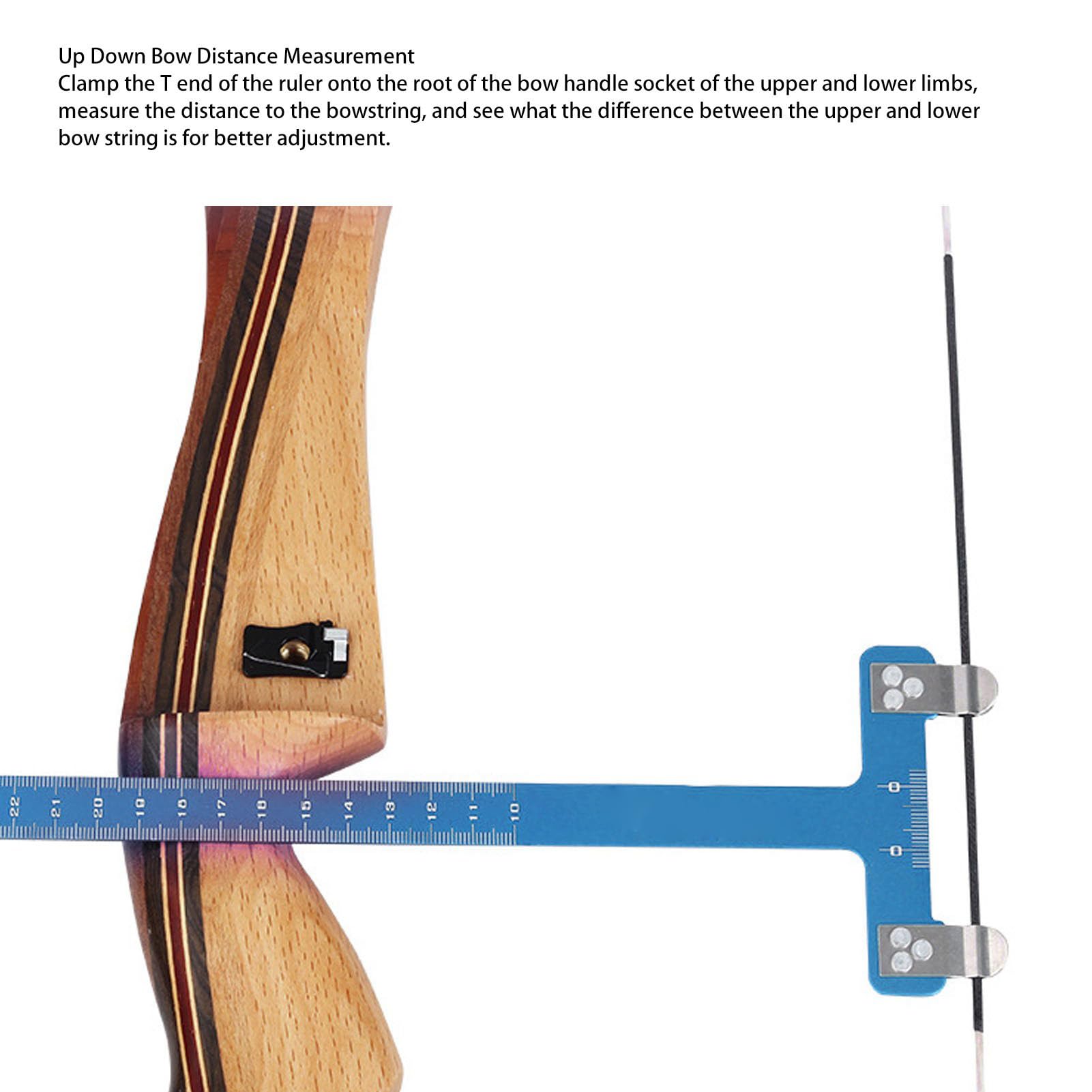Bogen-T-Lineal Für Recurve & Compound Bögen - Messwerkzeug Für Bogenschießen