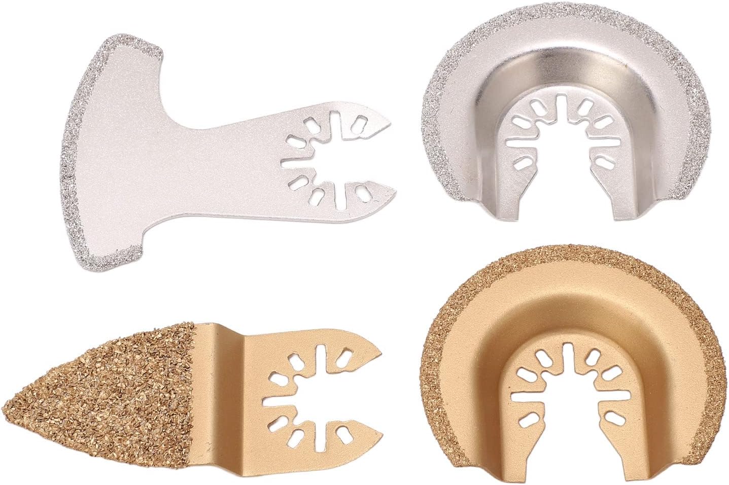 Orenic 4 Pcs Oscillating Saw Blades Multi Tool Kit, Premium Multitool
