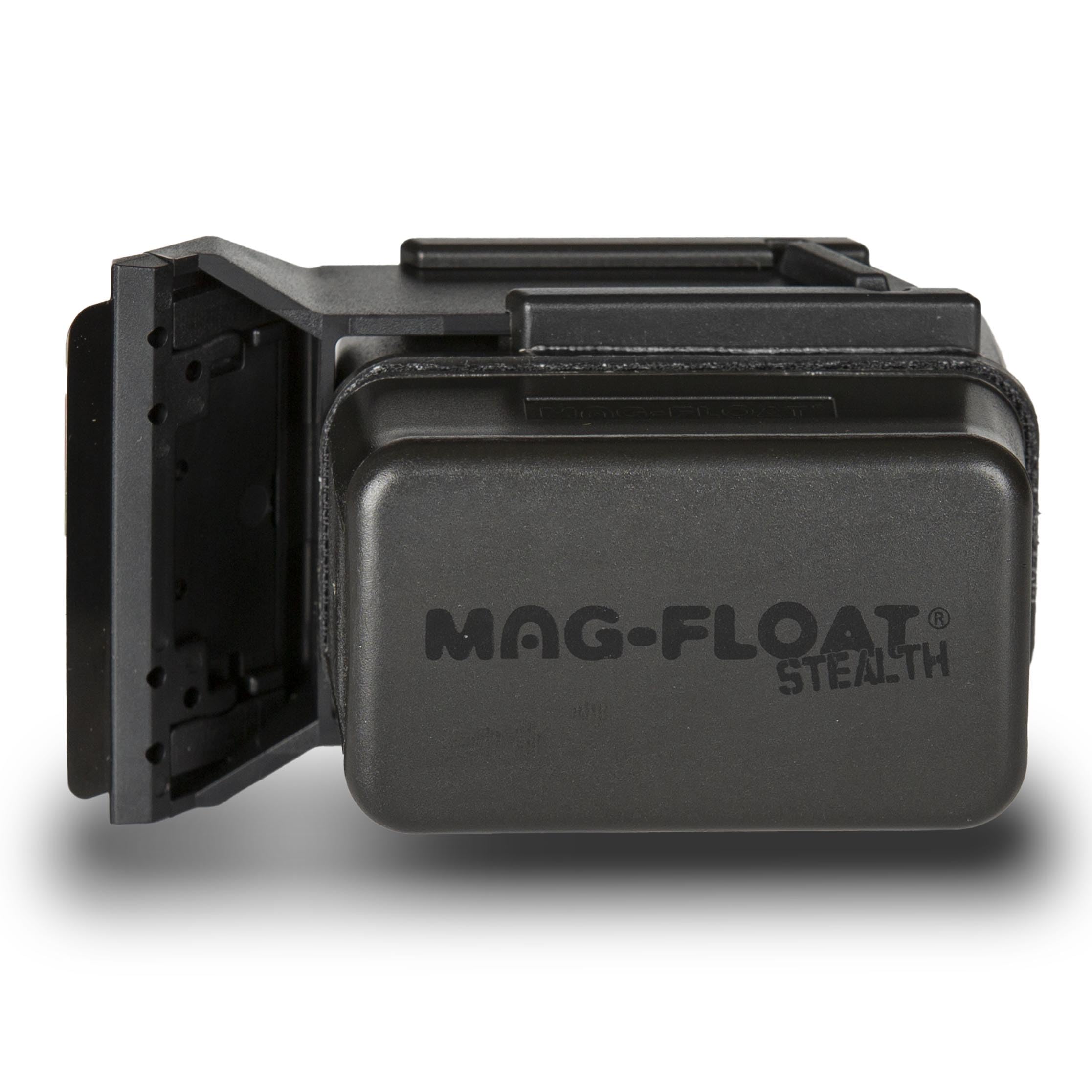 Mag-Float Small Black Stealth Glass Magnet Aquarium Scraper Cleaner with Blade - Floating Magfloat Magnetic Cleaning Tool