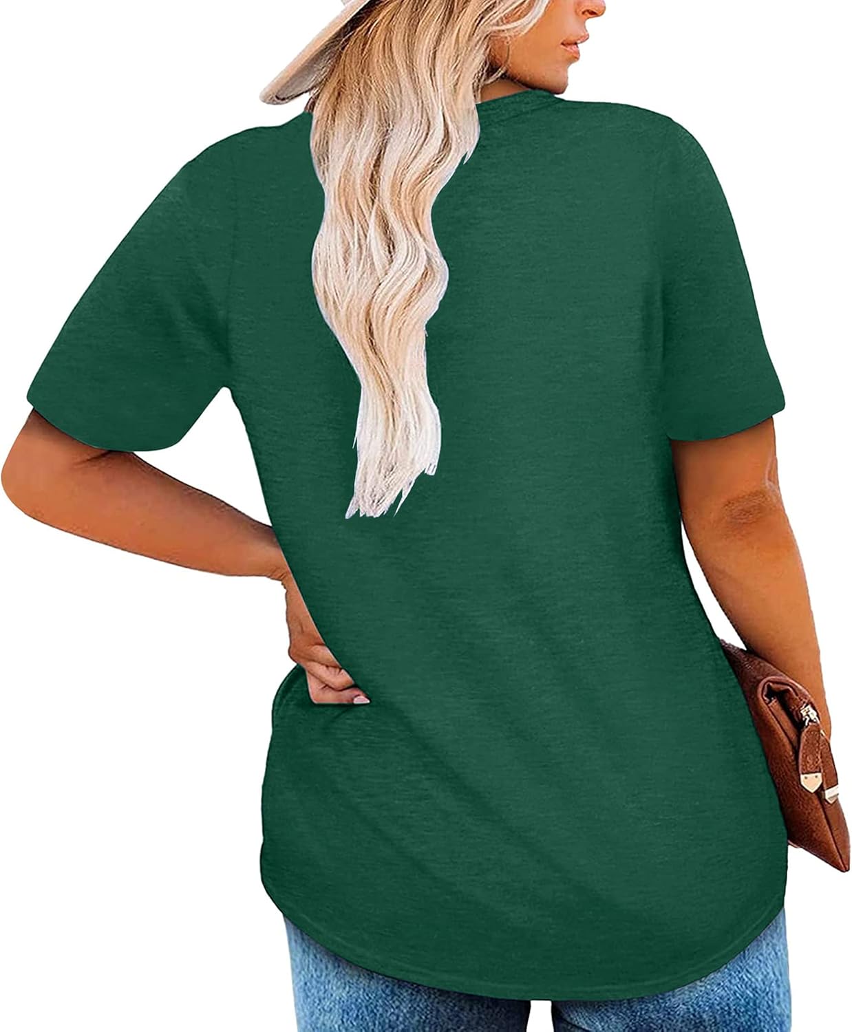 Plus-Size Christmas Shirts Women Merry Christmas Leopard Plaid Tree Print Shirt Holiday Tops Xmas Tee - Image 4