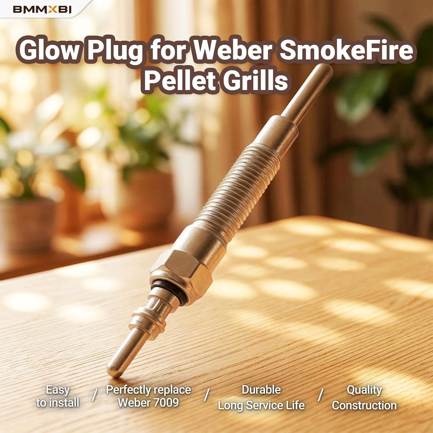 7009 Glow Plug Replacement Parts for Weber SmokeFire EX4/EX6/EPX6 Wood Pellet Grills,22510001 Grill Glow Plug for Weber SmokeFire Wood Pellet Grill EX4/EX6/EPX6, for Weber Grills Accessories, 2-Pack
