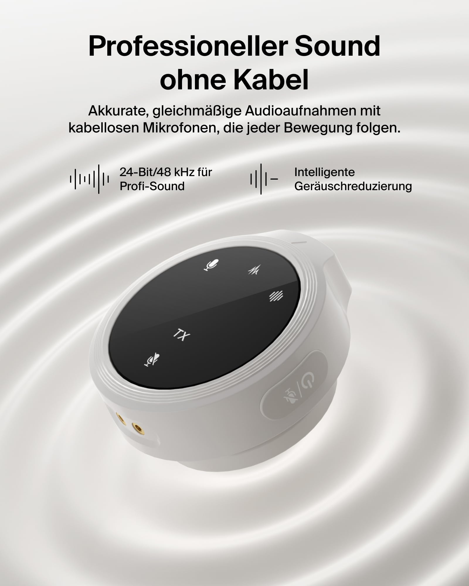 Belkin Stage Creator Kit, Vlogging-Kit, Stativ für Smartphone, magnetische Handyhalterung, Zwei kabellose Mikrofone, Set für Vlogger, für iPhone, Android, TikTok, YouTube, Streaming, Instagram