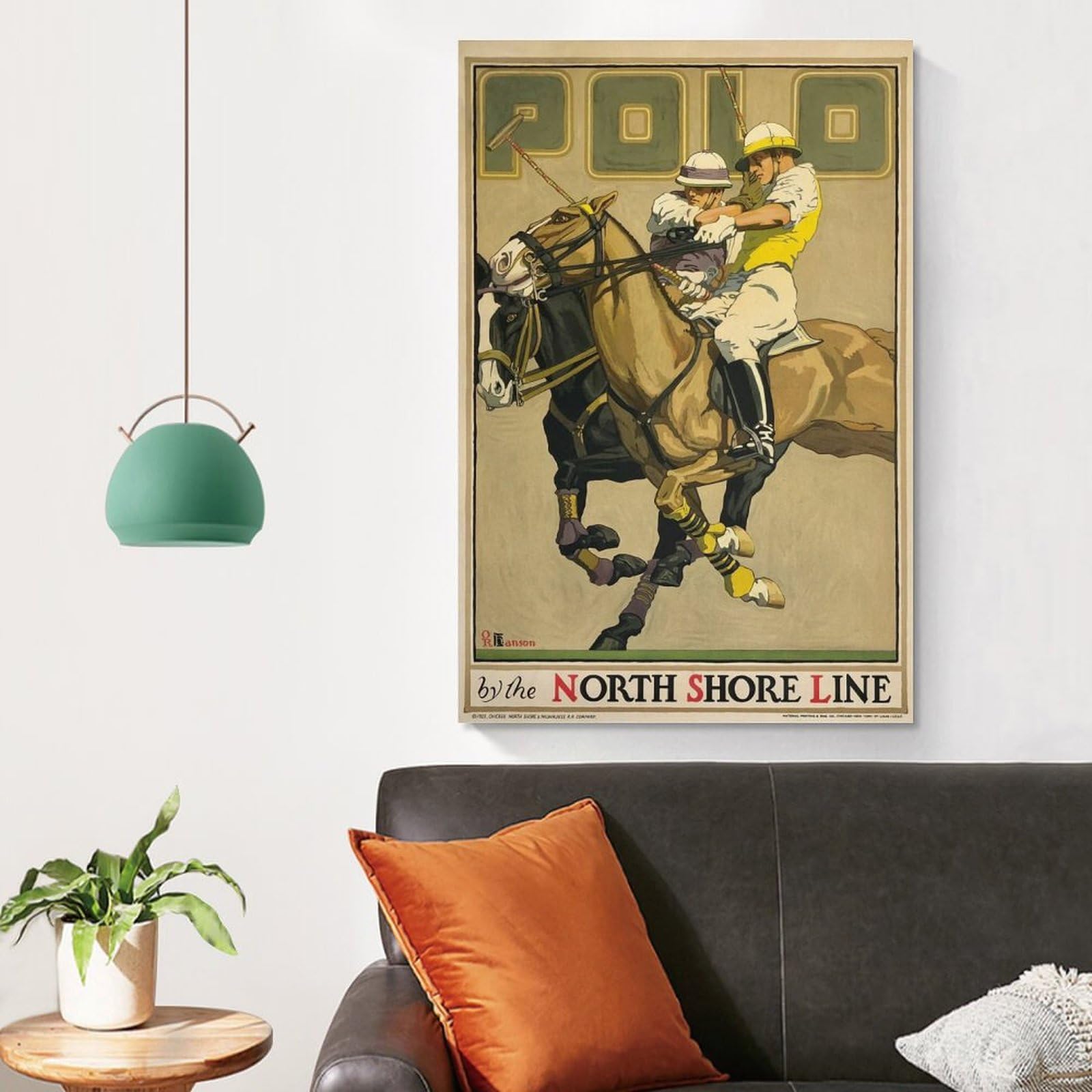 Amazon.com: Vintage Polo Horse Poster Print Equine Art Vintage