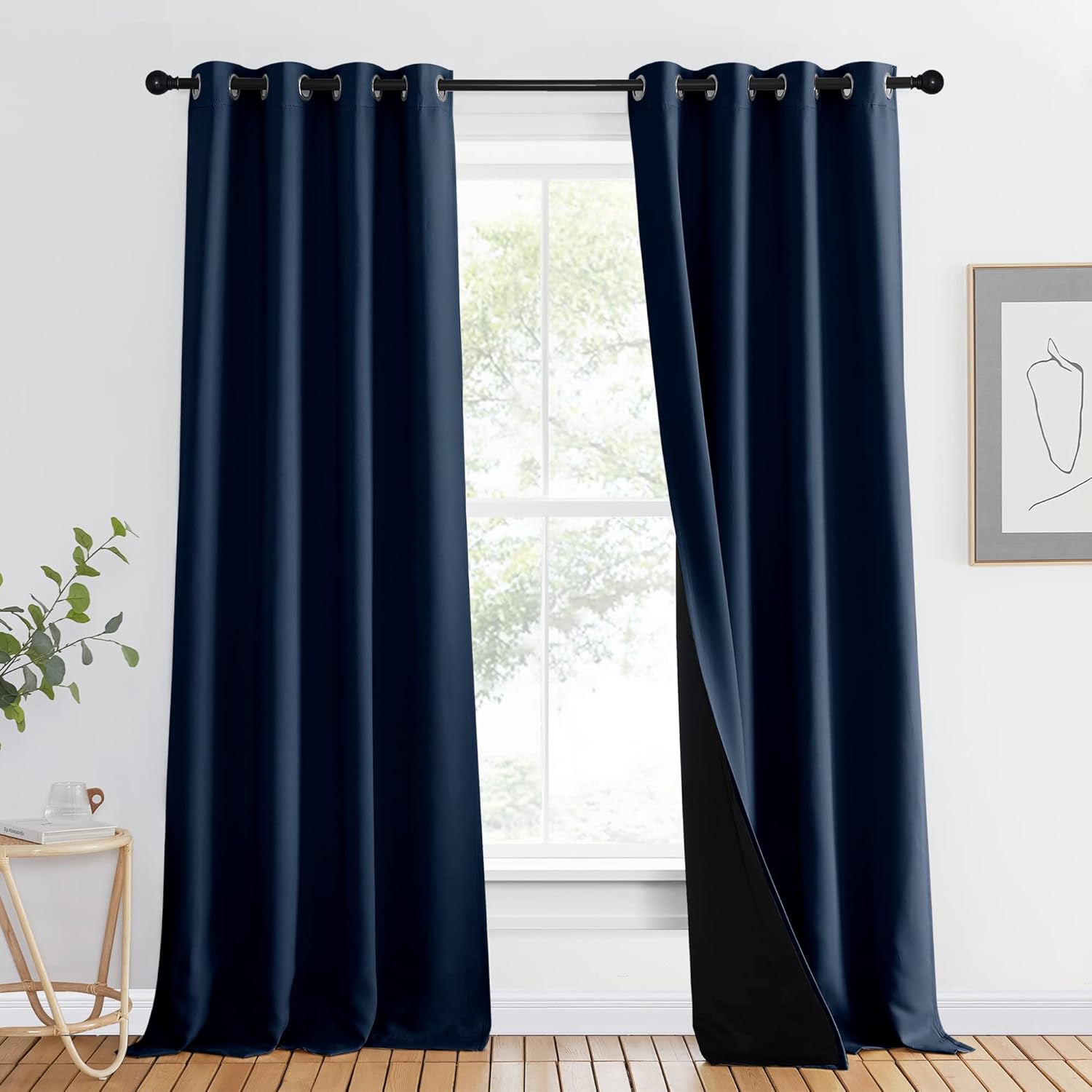 NICETOWN 100 Blackout Curtain Set, Thermal Insulated