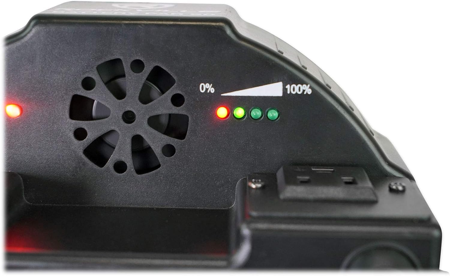 Battery indicator lights on Rockville Battery PAR 50