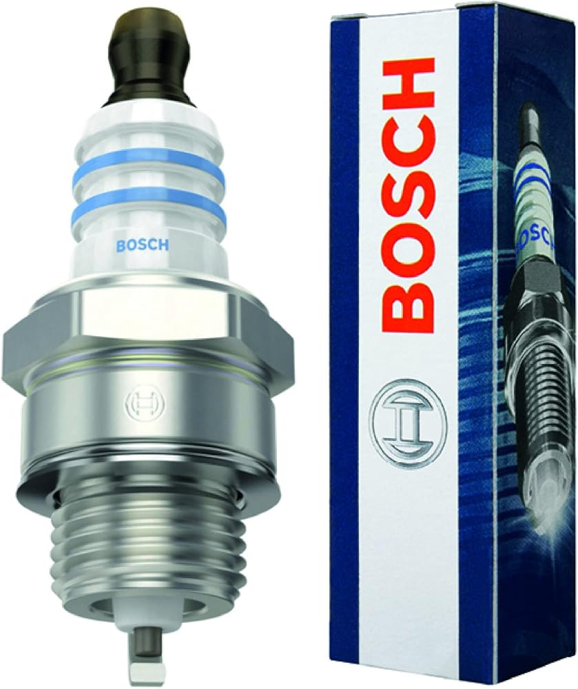 Bosch WSR6F - Bougie d'allumage pour outils de jardin - 1 bougie - pour un démarrage fiable et une longue durée de vie des moteurs à essence - conception robuste