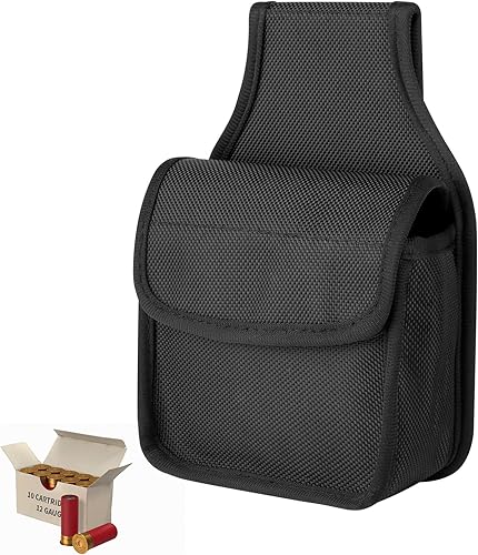 Xxerciz Bolsa táctica de munición, bolsa de munición suelta de nailon para cinturón, bolsillo de munición de caza de tiro, bolsa de transporte de