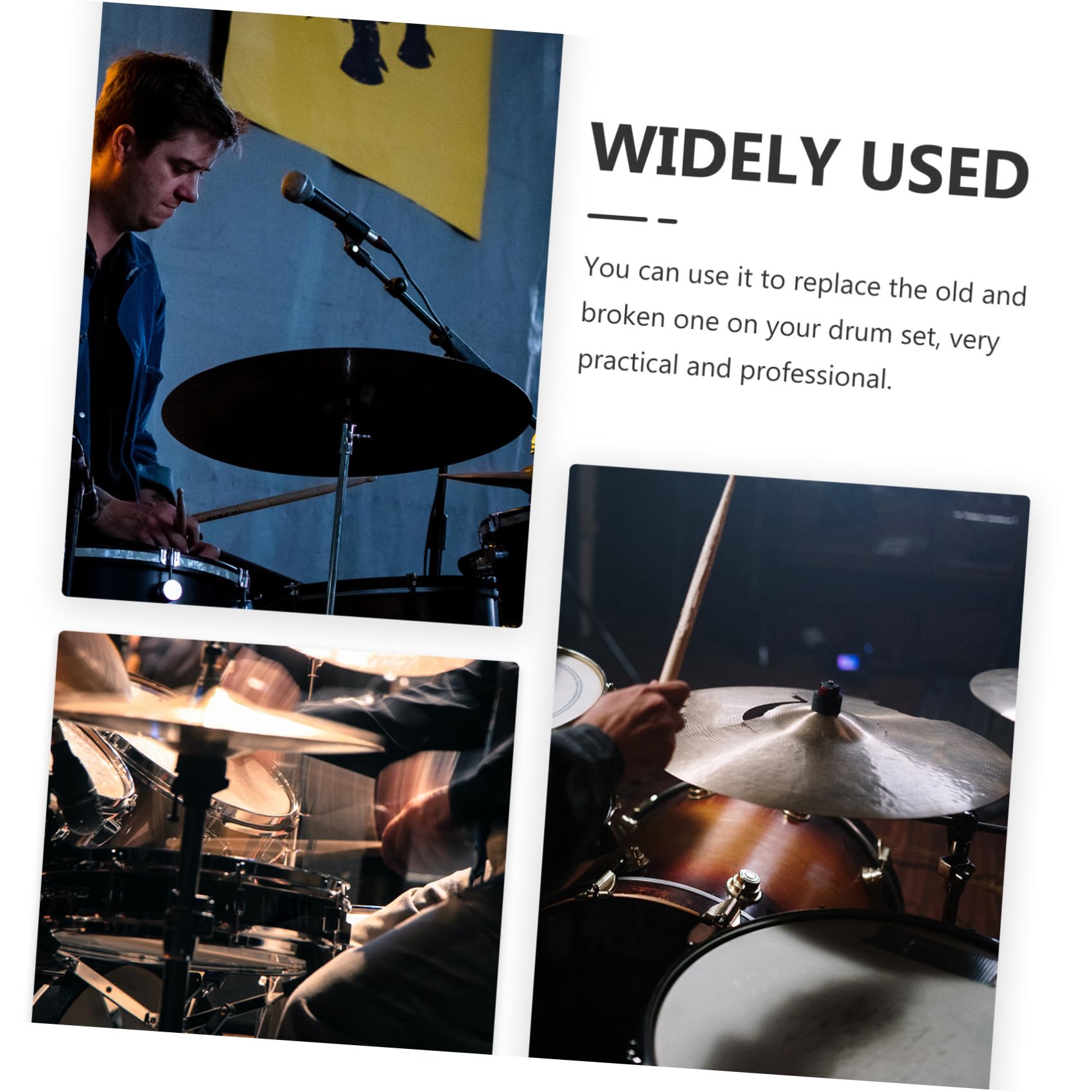 ibasenice 3stücke Drum Hi-hat Kupplung Für Jazz Schlagzeug Tragbares Zubehör Aus Langlebigem Kompatibel Mit Hi-hat Ständern Für Präzise Steuerung Und Professionelles Spielen