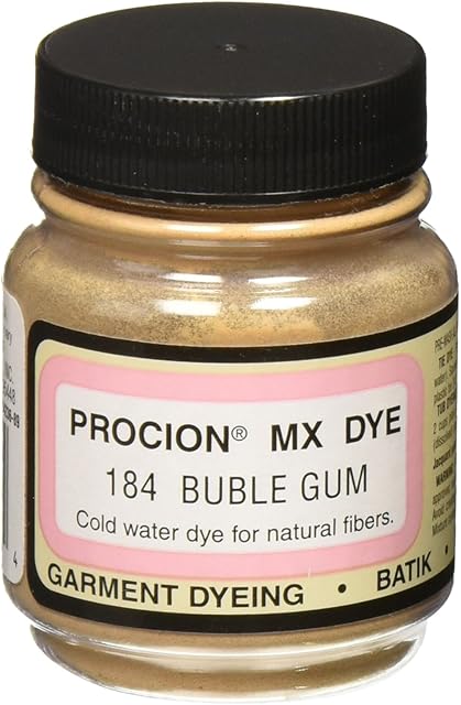 Jacquard Procion Mx Dye - Undisputed King of Tie Dye Powder - Bubble Gum - 1 Lb - Cold Water Fiber Reactive Dye Made in USA