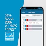 Thermostat intelligent Sensi Wi-Fi d'Emerson pour maison intelligente, DIY, fonctionne avec Alexa, certifié Energy Star, ST55