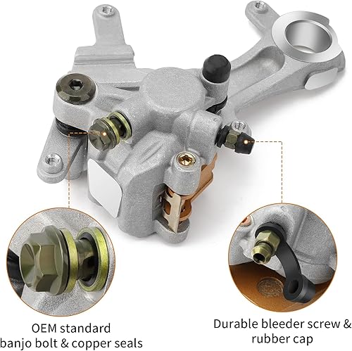 Miniatura 5 de M MATI Pinza de freno trasera para Suzuki RMZ250 2007-2009 RMZ450 2005-2007 W/pastillas 69100-35G10 69100-35G20