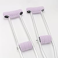 Vista 5 de Almohadillas para muletas – Acolchado para muleta de brazo – Funda de almohada universal acolchada para axilas con mango de antebrazo